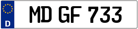 Truck License Plate